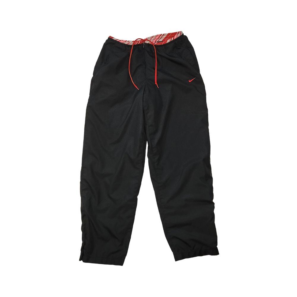 Nike Black Track Pants with Red Accents